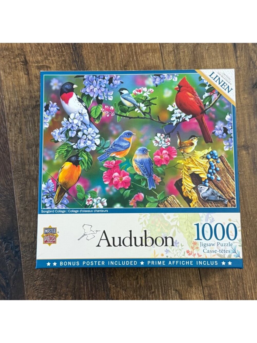 MasterPieces Audubon Songbird Collage 1000-Piece Jigsaw Puzzle